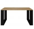 Moderní konferenční stolek dub artisan/černý